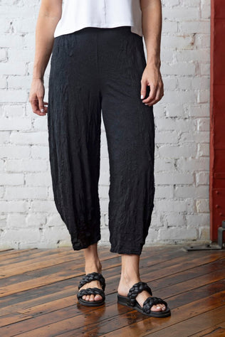 Tissue Crinkle Lantern Leg Capri