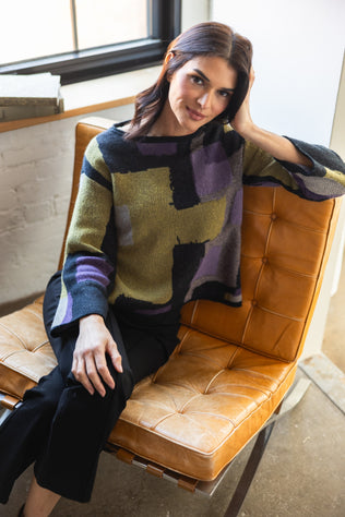 Modern Collage Sweater