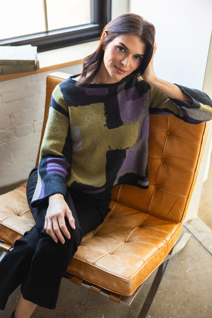 Modern Collage Sweater