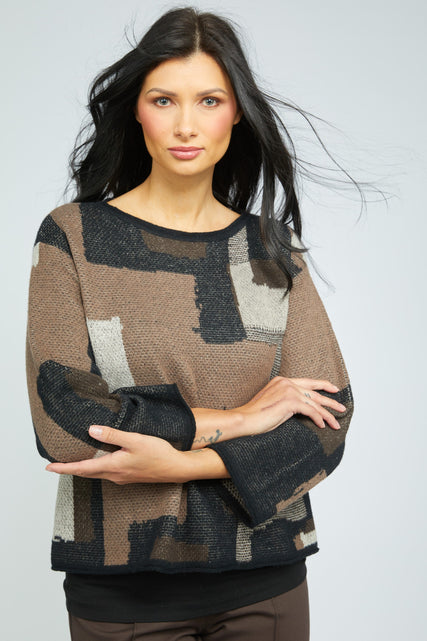 Modern Collage Sweater
