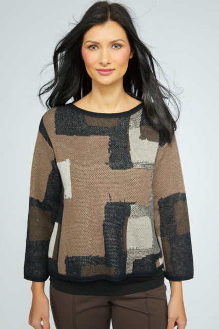 Modern Collage Sweater