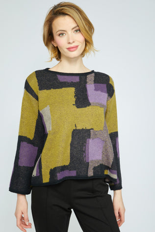 Modern Collage Sweater
