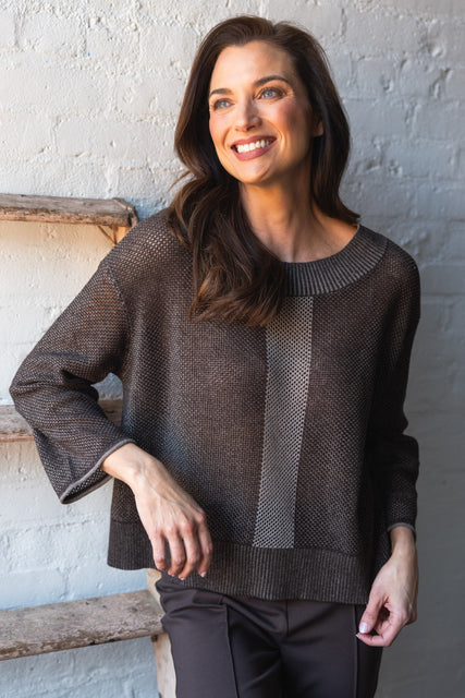 Reversable Mesh Stitch Topper