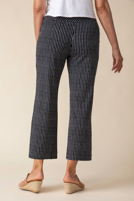 Core Travel Bamboo Stripe Flood Pant