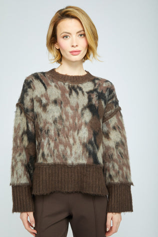 Fluffy Yarn Pullover