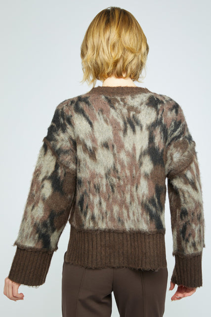 Fluffy Yarn Pullover