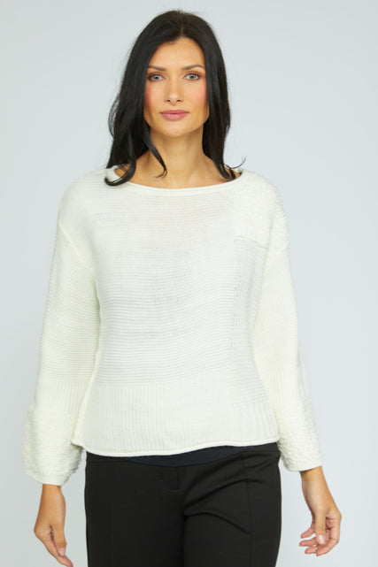 Plush Texture Knit Sweater