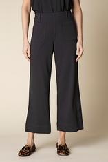 Luxe Ponte Crop Wide Leg Pant