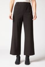 Luxe Ponte Crop Wide Leg Pant