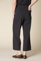 Luxe Ponte Crop Wide Leg Pant