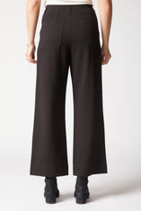 Luxe Ponte Crop Wide Leg Pant