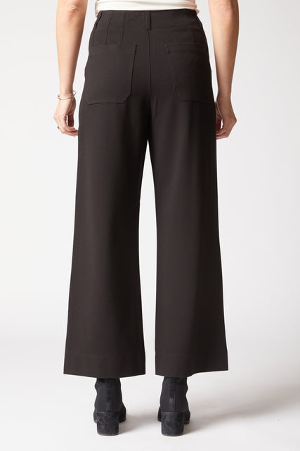 Luxe Ponte Crop Wide Leg Pant