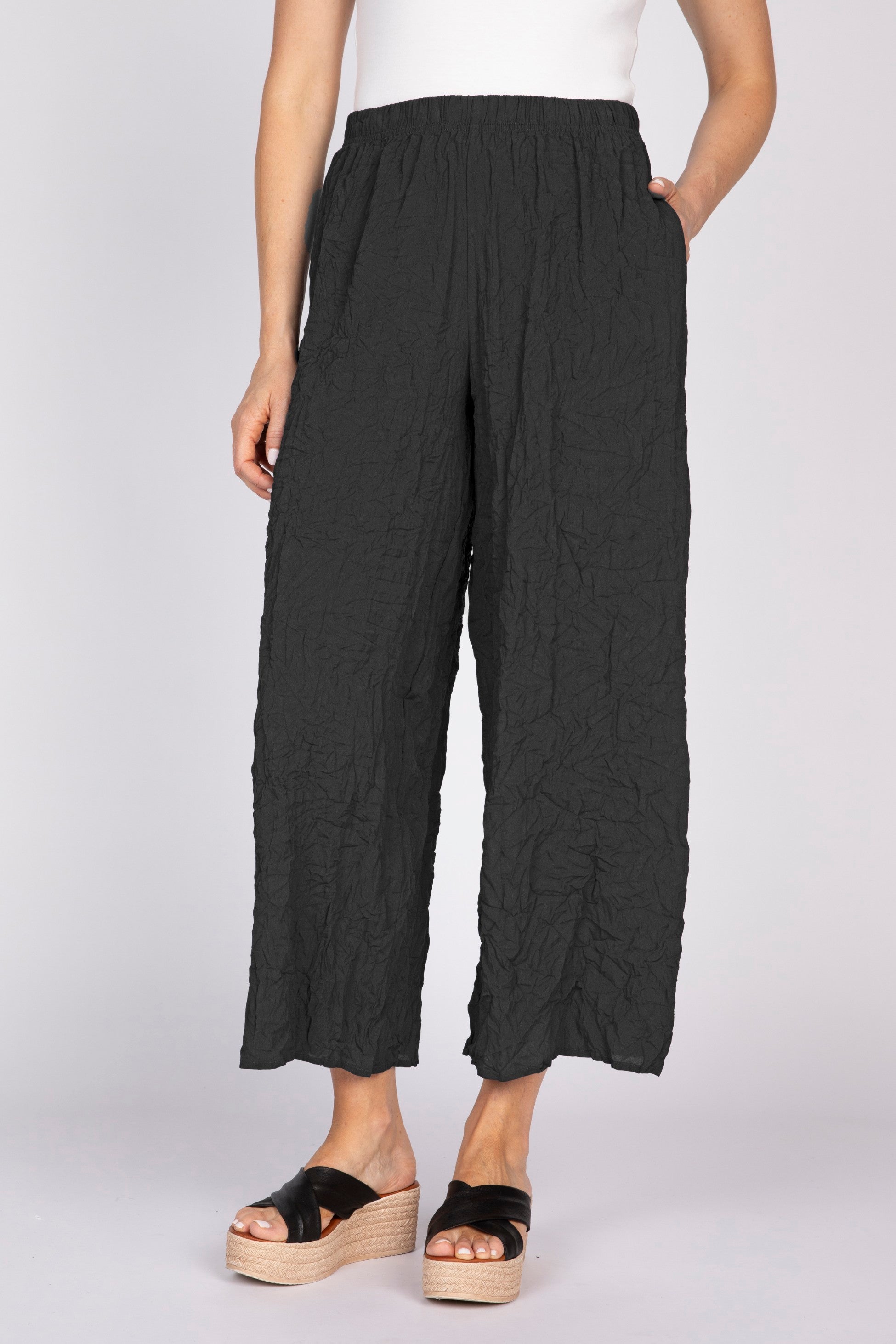 Crinkle Crepe Travel Pant | Olivia by Habitat – Habitat Clothes