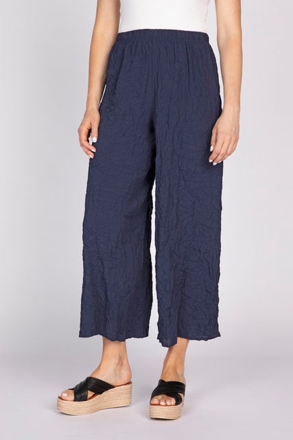 Crinkle Crepe Travel Pant