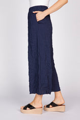 Crinkle Crepe Travel Pant