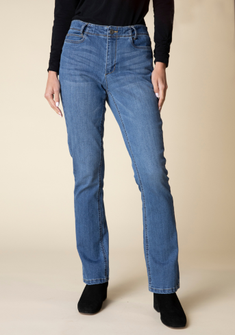 Stretch Denim Boot Cut Jean