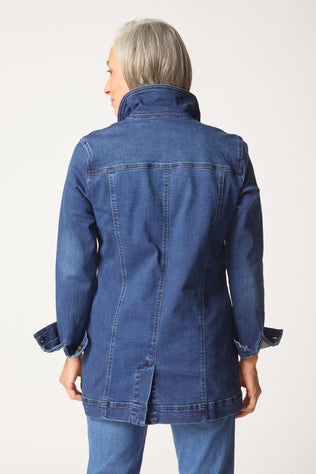 Stretch Denim Boyfriend Jacket