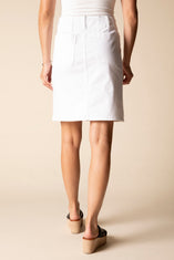 The Stretch Denim Easy Skirt