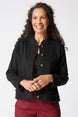 Stretch Canvas Fringe Jacket