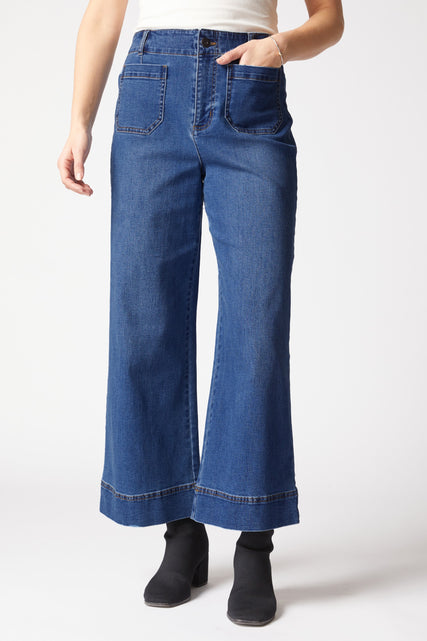 Stretch Denim Ankle Jean