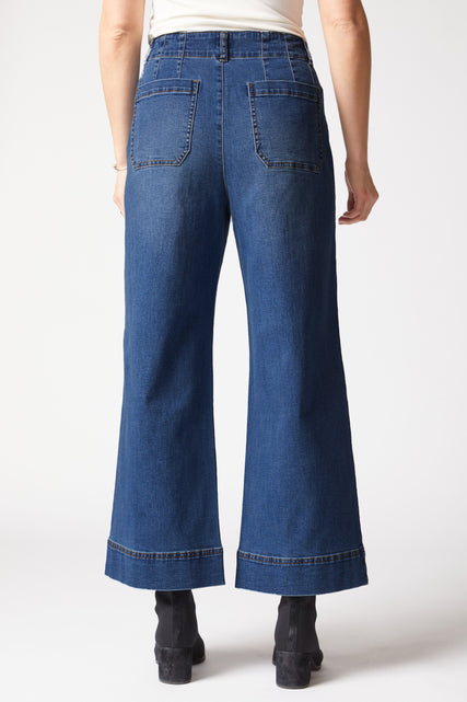 Stretch Denim Ankle Jean