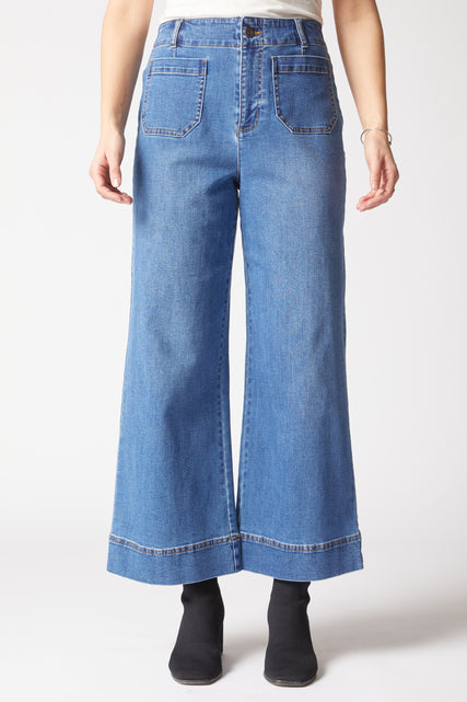 Stretch Denim Ankle Jean