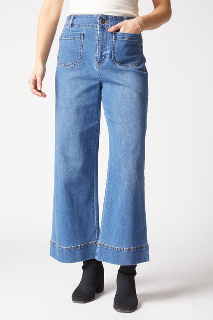 Stretch Denim Ankle Jean