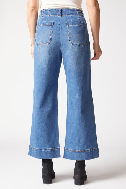 Stretch Denim Ankle Jean