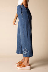 Tossed Floral Jean