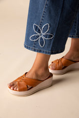 Tossed Floral Jean