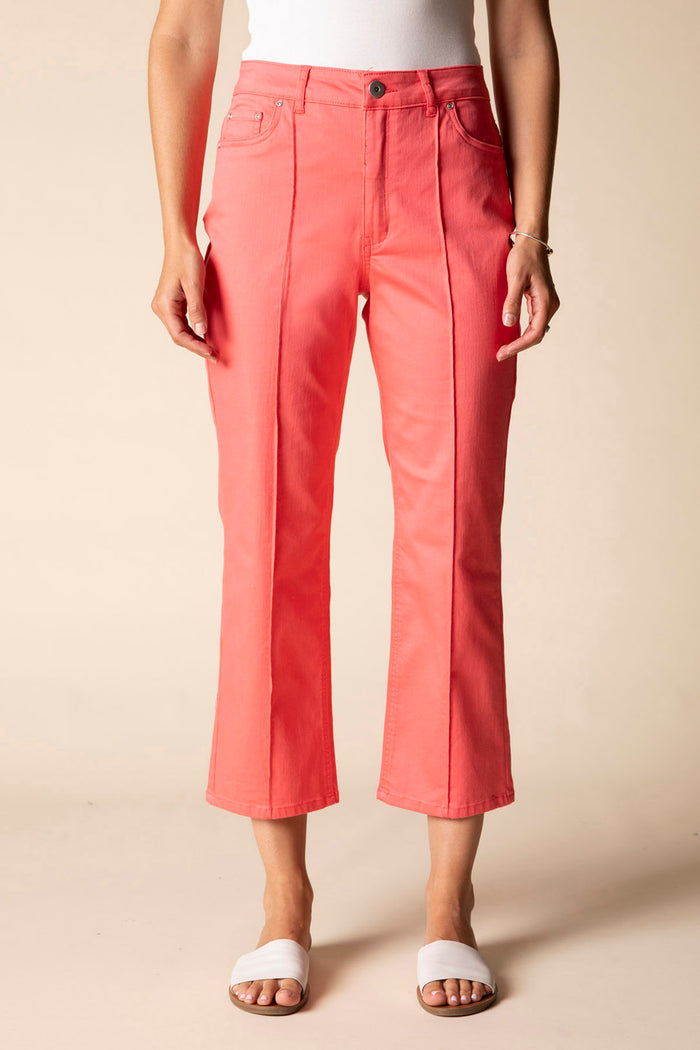 Seamed City Crop Jean