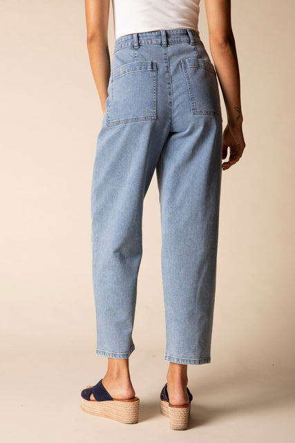 The Modified Barrel Leg Jean