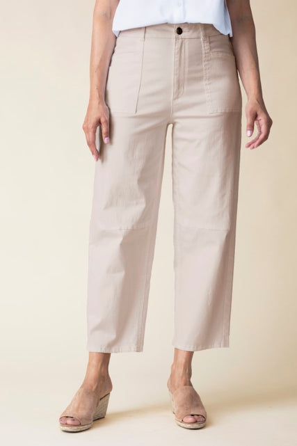 Stretch Denim Ankle Pant