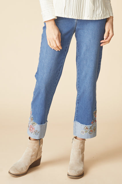 Wildflower Cuff Ankle Jean