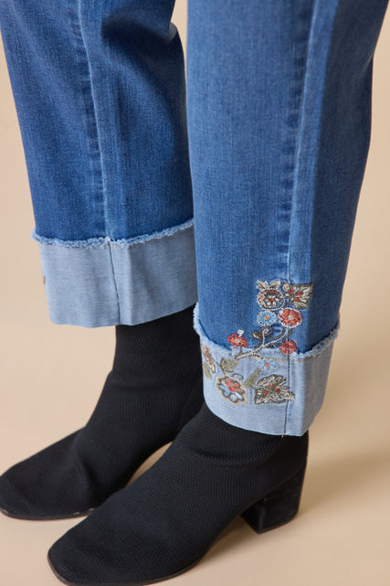 Wildflower Cuff Ankle Jean