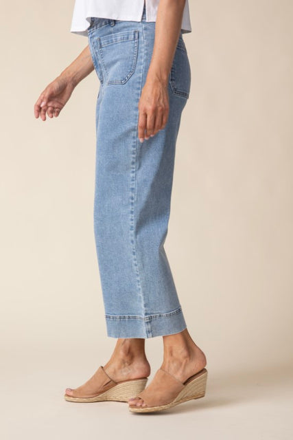 Stretch Denim Ankle Jean