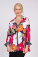 Siesta Floral Crinkle Crepe Mixed Shirt