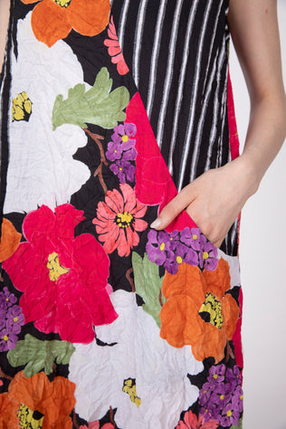 Siesta Floral Crinkle Crepe Every Where Dress