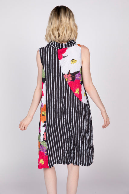 Siesta Floral Crinkle Crepe Every Where Dress