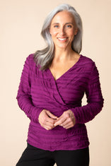 City Wave Skyline Wrap Top