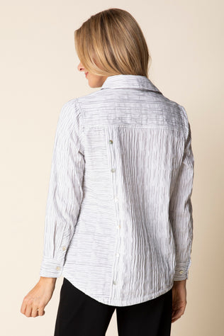 Santorini Stripe Selene Shirt