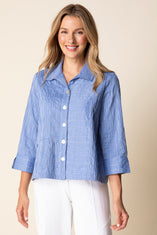 Santorini Wavy Stripe Shirt