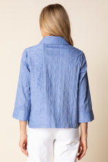 Santorini Wavy Stripe Shirt