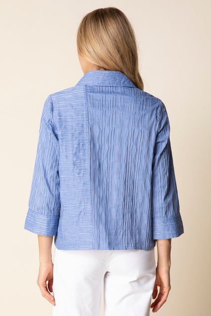Santorini Wavy Stripe Shirt