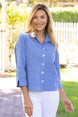 Santorini Wavy Stripe Shirt