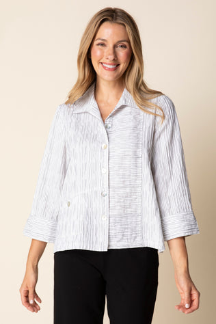 Santorini Wavy Stripe Shirt
