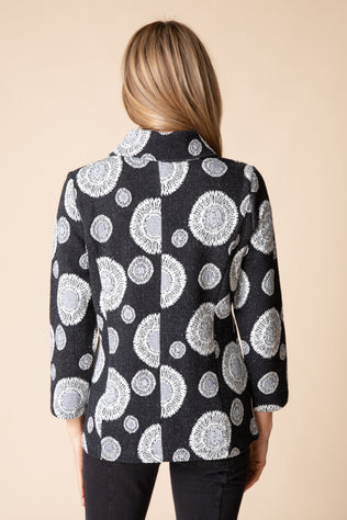 Circle Back Patch Button Jacket