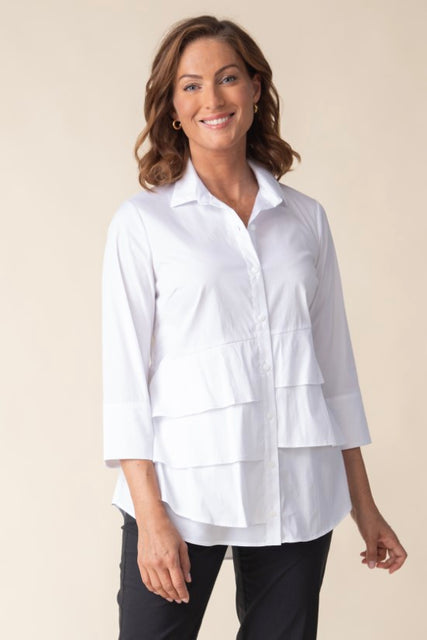 Tiered Flounce Shirt