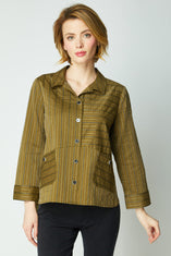 Eastside Stripe Shirt Jacket