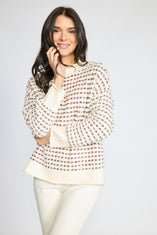 Velura Knit Mock-Neck Sweater